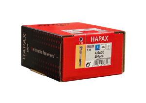 WKRĘTY MEBLOWE HAPAX PRESSFIX do łączenia korpusów 4x30 200 szt. ściągające