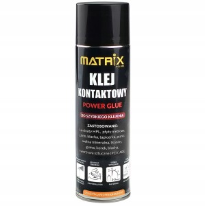KLEJ KONTAKTOWY W SPRAYU MATRIX POWER GLUE DO LAMINATÓW MDF PCV OBRZEŻA