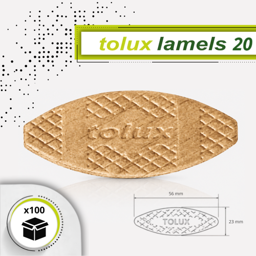 Lamelki bukowe nr 20 Tolux