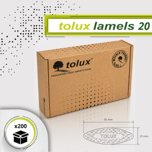 LAMELKI BUKOWE NR 20 - 200 szt.
